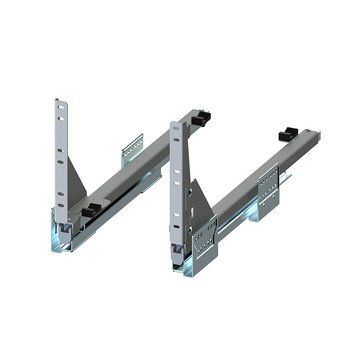 Направляюча Hettich Quadro V6, для нижнього карго VARIANT MULTI, 450 мм, сірий DS WE29.0023.01.549 фото