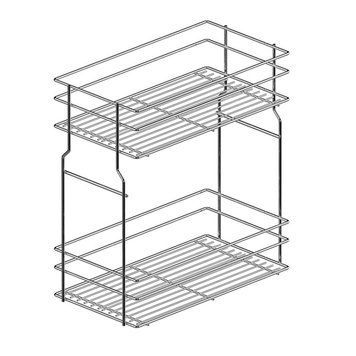 Карго REJS VARIANT MULTI нижнє, міні 200, 450 мм, хром WE29.0004.01.001 фото